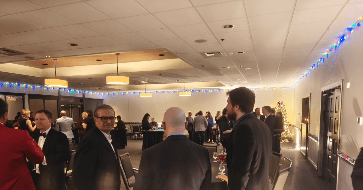 FounderNexus members gathered at an evening event